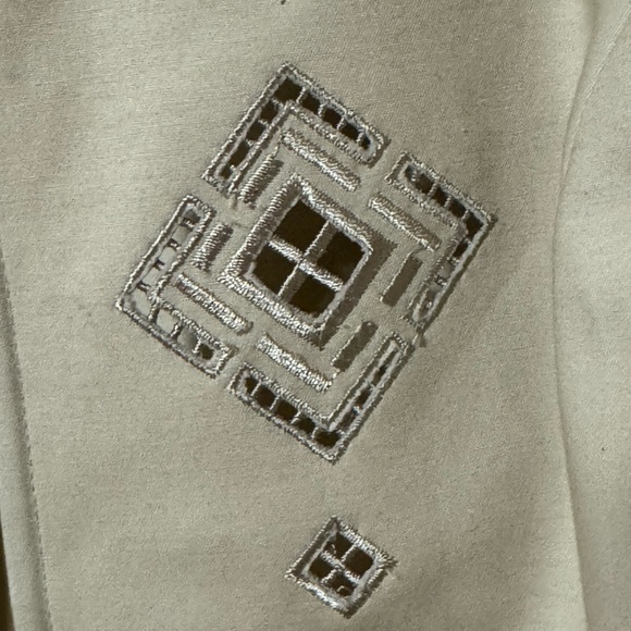 Peck & Peck Embroidered Detail Blazer Sz 8P NWT - Picture 3 of 5